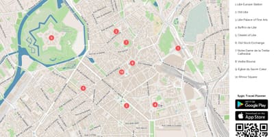 Lille的旅游地图pdf