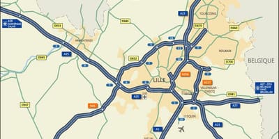 地图里的道路